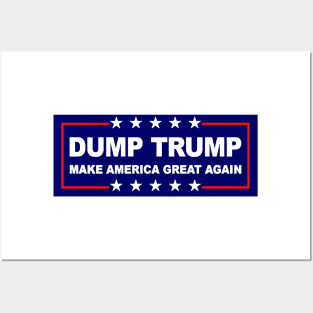 Dump Trump Posters and Art